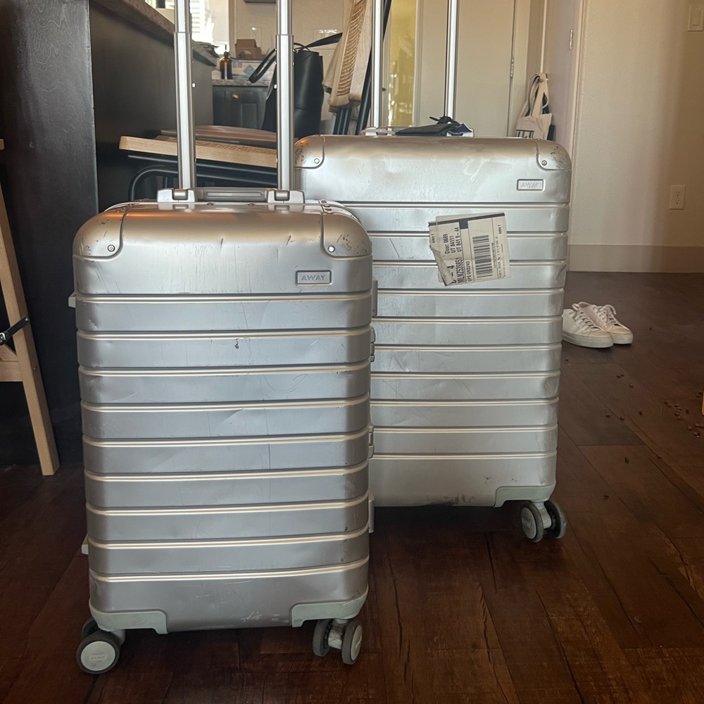 Away Aluminum Luggage: Large Only